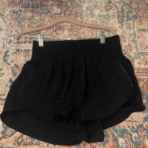 Black Athletic Women's Shorts